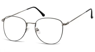 Oprawki okulary Pilotki zerówki korekcyjne 924D czarno-grafitowe - Okulary korekcyjne, oprawki, szkła - miniaturka - grafika 1