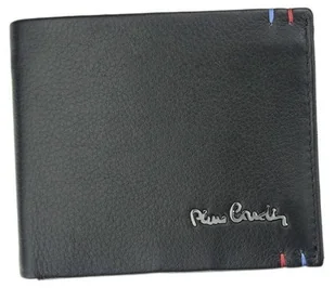Pierre Cardin, Portfel skórzany męski, Tilak22 8824, czarny, ochrona RFID, mały - Portfele - miniaturka - grafika 1