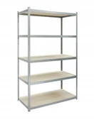 Szafy i regały magazynowe - Regał metalowy Pika ocynk 5 półek 180x50x40 CM - miniaturka - grafika 1