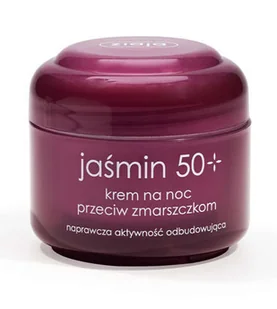 Ziaja Jaśminowa, krem przeciw zmarszczkom na noc 50+, 50 ml - Kremy do twarzy - miniaturka - grafika 1