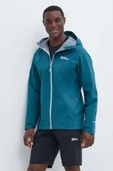 Kurtki i kamizelki sportowe męskie - Jack Wolfskin kurtka outdoorowa Highest Peak 3L kolor zielony 1115134 - miniaturka - grafika 1