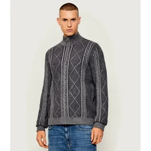 GUESS Sweter NOEL Regular Fit - Swetry męskie - miniaturka - grafika 1