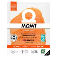 Ryby wędzone - Mowi Signature Łosoś wędzony na zimno o smaku intensywnym 100 g - miniaturka - grafika 1