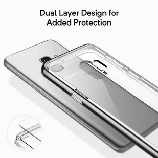Caseology Skyfall Case - Etui Samsung Galaxy S9 (Silver) - Etui i futerały do telefonów - miniaturka - grafika 3