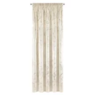 Zasłony - Zasłona welwetowa Naira kremowa 140 x 270 cm na taśmie - miniaturka - grafika 1