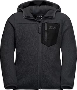 Jack Wolfskin Unisex dziecięca kurtka Ice Cloud Hood Jacket K Phantom 104 - Kurtki i płaszcze dla chłopców - miniaturka - grafika 1