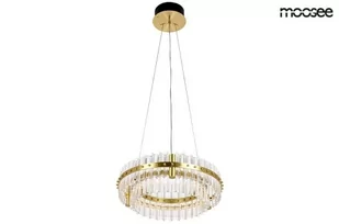 Moosee Moosee MOOSEE lampa wisząca SATURNUS 47 DUO złota - LED, szkło, stal szczotkowana MSE010100166 MSE010100166 MSE010100166 - Lampy sufitowe - miniaturka - grafika 1