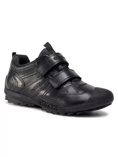 Geox Sneakersy J Savage A J0424A 00043 C9999 D Czarny - Buty dla dziewczynek - miniaturka - grafika 1