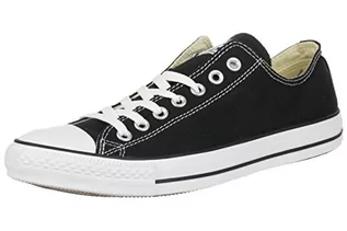 Sneakersy damskie - Converse All Star Ox Canvas czarne sneakersy, Black M9166c, 46 EU - grafika 1