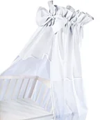 Wyposażenie pokoiku dziecięcego - ALBERO MIO Baldachim uniwersalny z kokardą biały - miniaturka - grafika 1