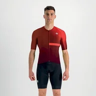 Koszulki męskie - SPORTFUL Bomber Jersey Długa koszulka męska, Chili Red Cayenna Red, L - miniaturka - grafika 1