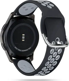 Tech-Protect TECH-PROTECT SOFTBAND SAMSUNG GALAXY WATCH 3 41MM BLACK/GREY - Akcesoria do smartwatchy - miniaturka - grafika 1