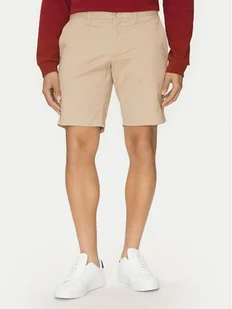 Tommy Hilfiger Szorty materiałowe Brooklyn MW0MW23563 Beżowy Regular Fit - Spodenki męskie - miniaturka - grafika 1