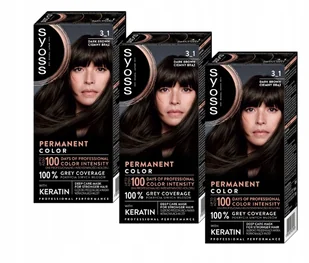 Zestaw Syoss Professional Performance 3-1 farba do włosów 3 sztuki - Farby do włosów i szampony koloryzujące - miniaturka - grafika 1