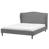 Łóżka - BLmeble Łóżko szare tapicerowane 160 x 200 cm COLMAR BLmeble - miniaturka - grafika 1