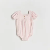 Body dla niemowląt - Reserved - Bawełniane body z guzikami - Różowy - miniaturka - grafika 1