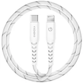 Kable - ENERGEA kabel Nyloflex USB-C - Lightning C94 MFI 1.5m biały/white - miniaturka - grafika 1