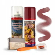 Środki do obuwia i ubrań - Bordowy Renowator Impregnat Gumka i Szczotka do Zamszu Palc Zestaw 4w1 - miniaturka - grafika 1