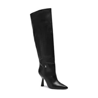 Kozaki damskie - Patrizia Pepe Skórzane kozaki na szpilce STIVALI - miniaturka - grafika 1