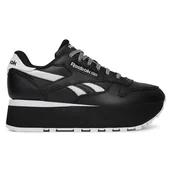Sneakersy damskie - Obuwie sportowe Reebok CLASSIC LEATHER TRIPLE LIFT 100209621 - miniaturka - grafika 1