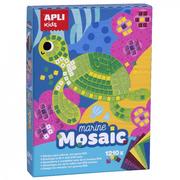 Zabawki kreatywne - Apli Kids Zestaw artystyczny mozaika - Konik morski - miniaturka - grafika 1