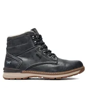 Botki męskie - Trzewiki Mustang 4141-604-259 BIG2 Szary - miniaturka - grafika 1