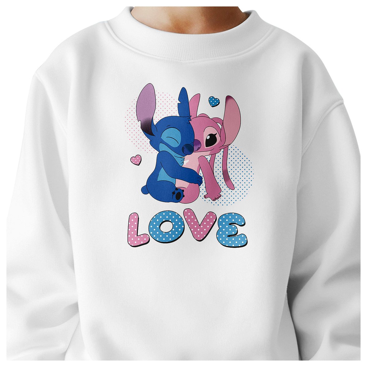 BLUZA DZIECIĘCA STITCH LOVE 134-140 DLA DZIEWCZYNKI CHŁOPCA
