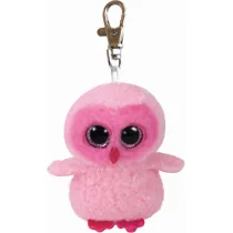 Ty Inc. Beanie Boos Twiggy - Różowa Sowa 8,5cm - Brelok - Breloczki dla dzieci - miniaturka - grafika 1