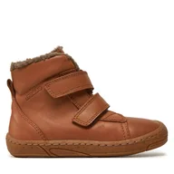 Buty dla dziewczynek - Kozaki Froddo Minni Winter G2110142-1 S Brązowy - miniaturka - grafika 1