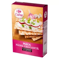 Pieczywo chrupkie - Carrefour Extra Maca z czosnkiem 180 g - miniaturka - grafika 1