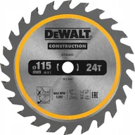 Akcesoria do elektronarzędzi - Dewalt DEWALT PIŁA TARCZ.115x25z ATB DREWNO Z GWOŹDZIAMI DO DCS571 - miniaturka - grafika 1