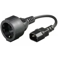 Kable komputerowe i do monitorów - Manhattan Kabel Zasilający C14 / Schuko 0,23m - miniaturka - grafika 1