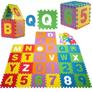 MATA PUZZLE EDUKACYJNE EVA DLA DZIECI ALFABET - Maty edukacyjne - miniaturka - grafika 1