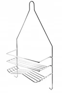 Półki łazienkowe - CARL SILVER Półka łazienkowa 2 półki 25x9x45,5cm - miniaturka - grafika 1