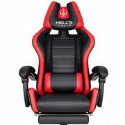 Fotele gamingowe - Fotel gamingowy Hell's Chair HC-1039 Red - miniaturka - grafika 1