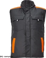 Odzież robocza - CERVA MAX VIVO - kamizelka - czarny/żółty XL - miniaturka - grafika 1