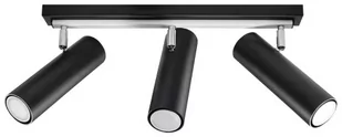 Sollux Lighting Plafon DIREZIONE 3 czarny - Lampy sufitowe - miniaturka - grafika 1