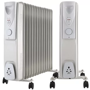 Grzejnik Elektryczny Olejowy Mocny Termostat 2500W - Grzejniki pokojowe - miniaturka - grafika 1