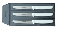 Noże kuchenne - Giesser zestaw 3 noży 8365 biały 11cm - miniaturka - grafika 1