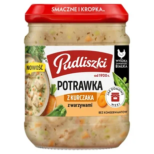Pudliszki Potrawka z kurczaka z warzywami 440 g - Szybkie dania obiadowe - miniaturka - grafika 1