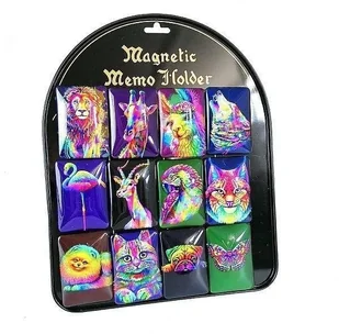 Magnes wypukły neon 12szt - Magnesy - miniaturka - grafika 1