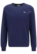 Bluzy męskie - FILA Bluza męska BRUSTEM Crew, niebieski (Medieval Blue), S, Medieval Blue, S - miniaturka - grafika 1