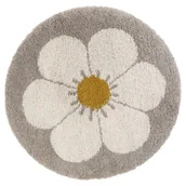 Dywany dla dzieci - Dywan okrągły beżowy Bohemian Daisy Beige 120x120 - miniaturka - grafika 1