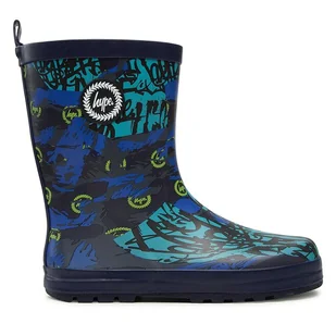Kalosze HYPE YVLR-732 Granatowy - Buty dla chłopców - miniaturka - grafika 1