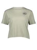 Koszulki i topy damskie - Jack Wolfskin Koszulka w kolorze khaki - miniaturka - grafika 1