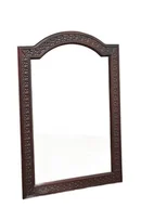 Lustra - STYLOWE LUSTRO W DREWNIANEJ RZEŹBIONEJ RAMIE 150096 / POLOMEBLE - miniaturka - grafika 1