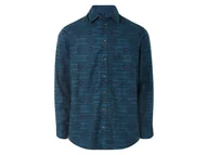 Koszule męskie - LIVERGY® Flanelowa koszula męska casualowa (XXL (45/46), We wzory/niebieski/navy) - miniaturka - grafika 1