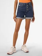 Spodenki damskie - Calvin Klein Jeans - Damskie spodenki jeansowe, niebieski - miniaturka - grafika 1