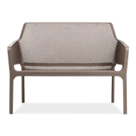 Pozostałe meble ogrodowe - Nardi Ławka ogrodowa Net taupe 40338.10.000 - miniaturka - grafika 1