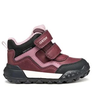 Śniegowce Geox B Trekkyup B Ab B566MB 0MEFU C7329 M Bordowy - Buty dla dziewczynek - miniaturka - grafika 1